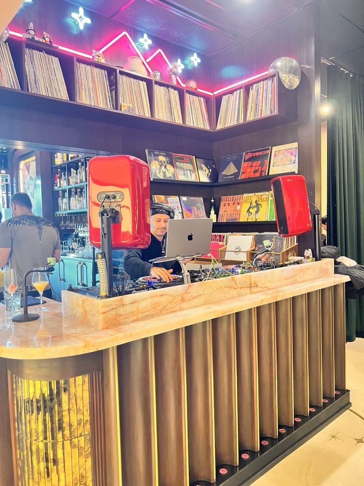 A DJ pouring soul through the hi-fi system in the Stereo 41 lounge