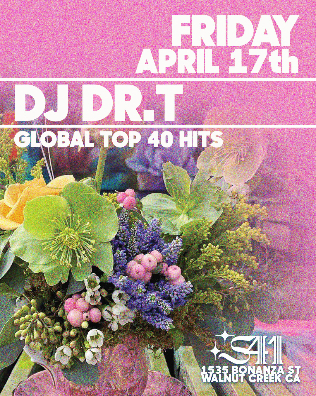 Event flyer for DJ Dr. T