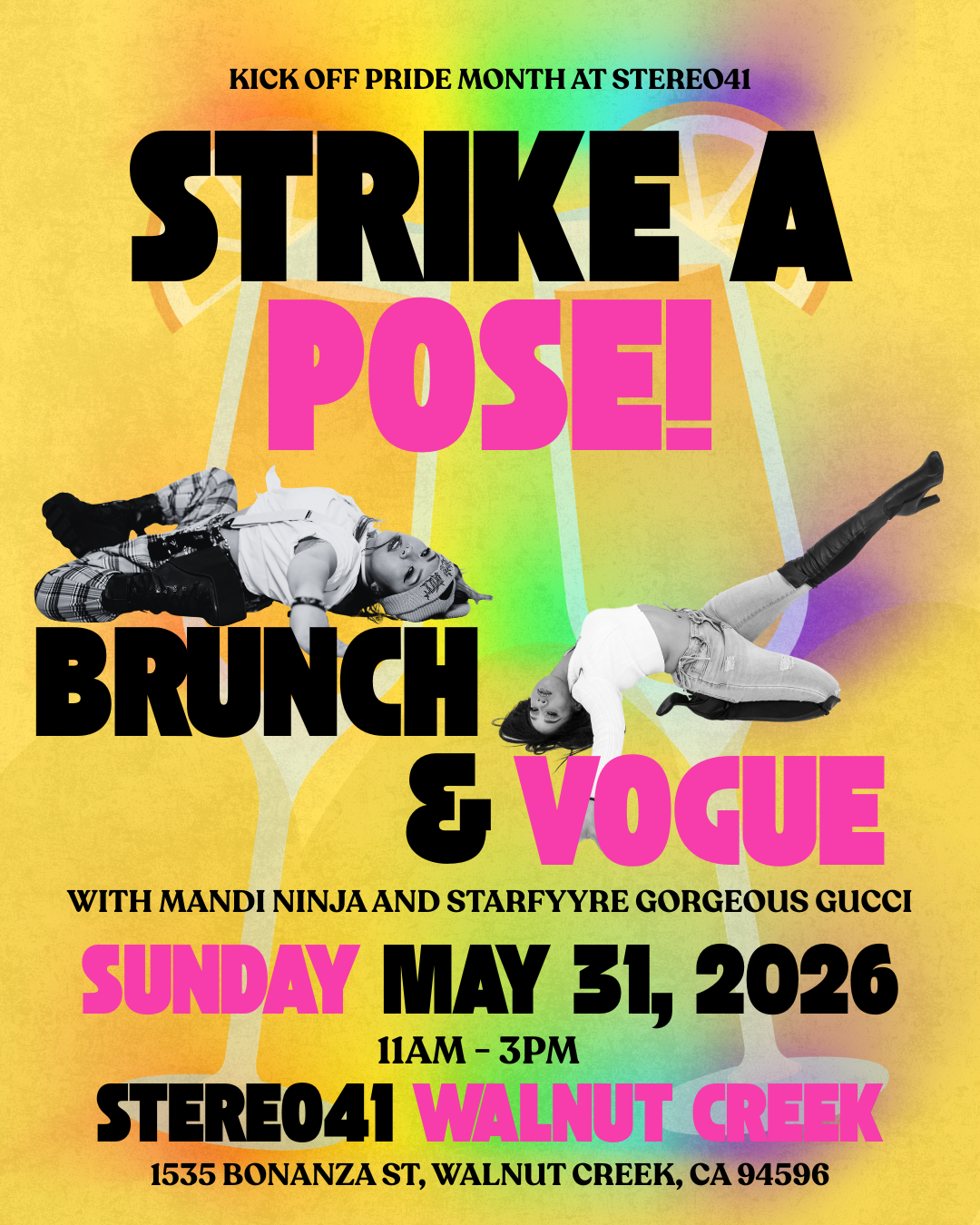 Strike A Pose! Brunch & Vogue