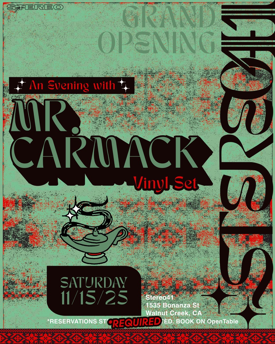 Event flyer for Mr. Carmack