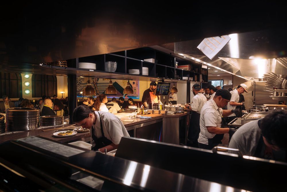 The Stereo 41 kitchen plating Southern dishes